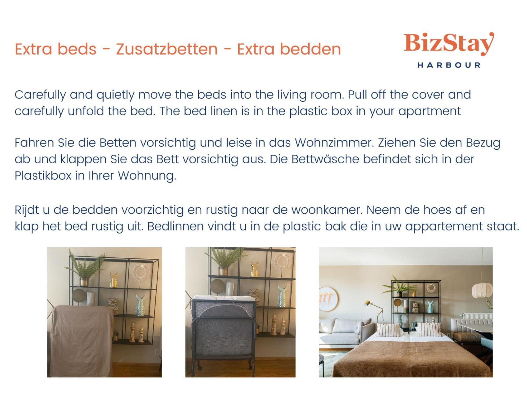 Bizstay Harbour III Scheveningen Apartments Haag Rum bild